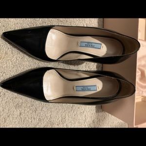 Prada black pumps